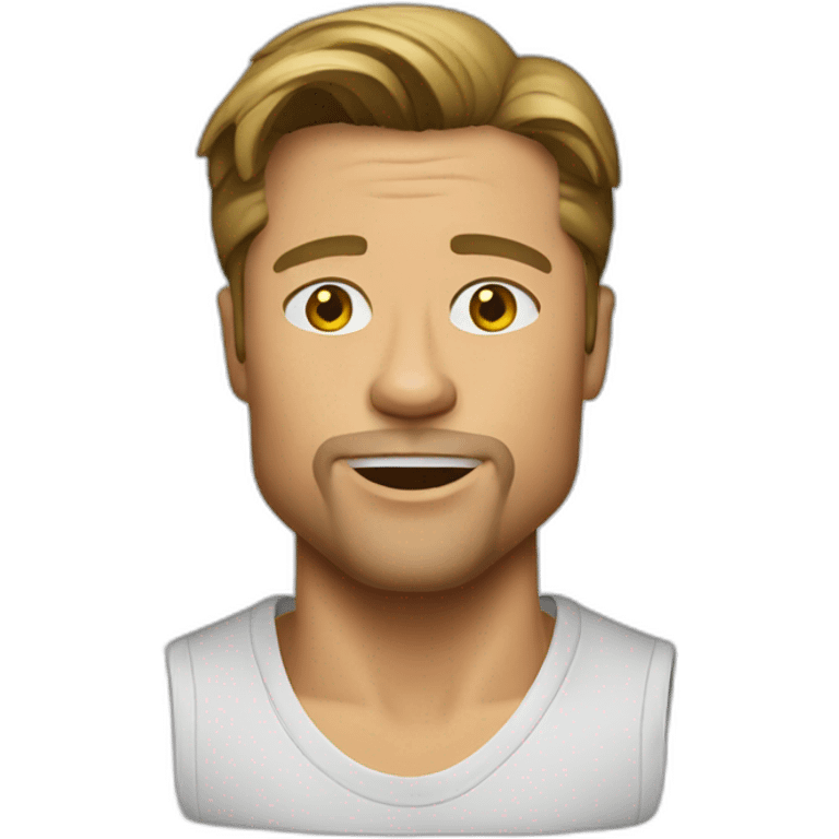 brad pitt emoji