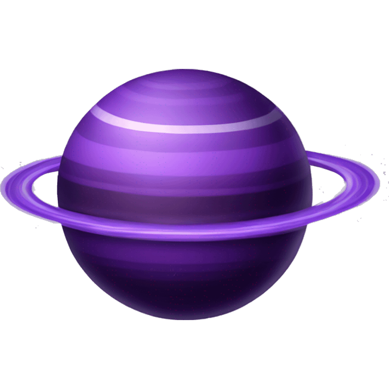 purple saturn emoji