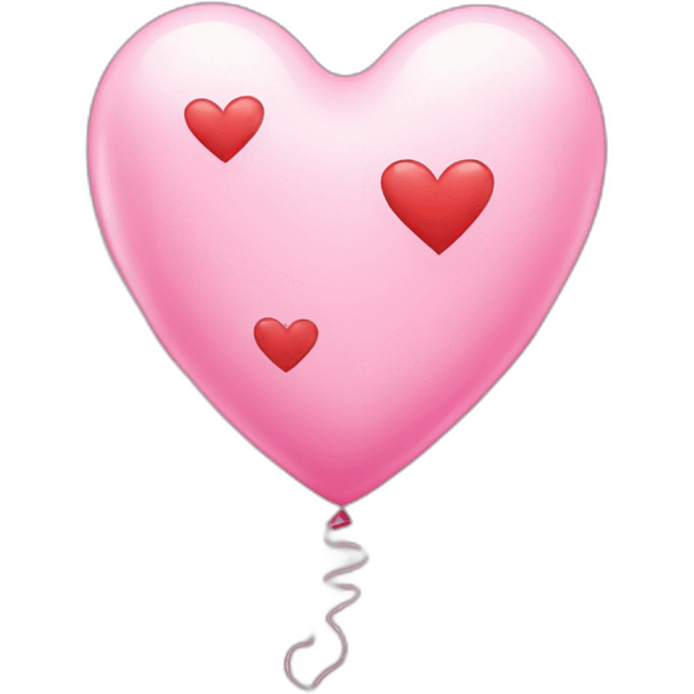 Heart balloon  emoji