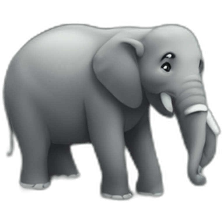 Elefante en el rio emoji