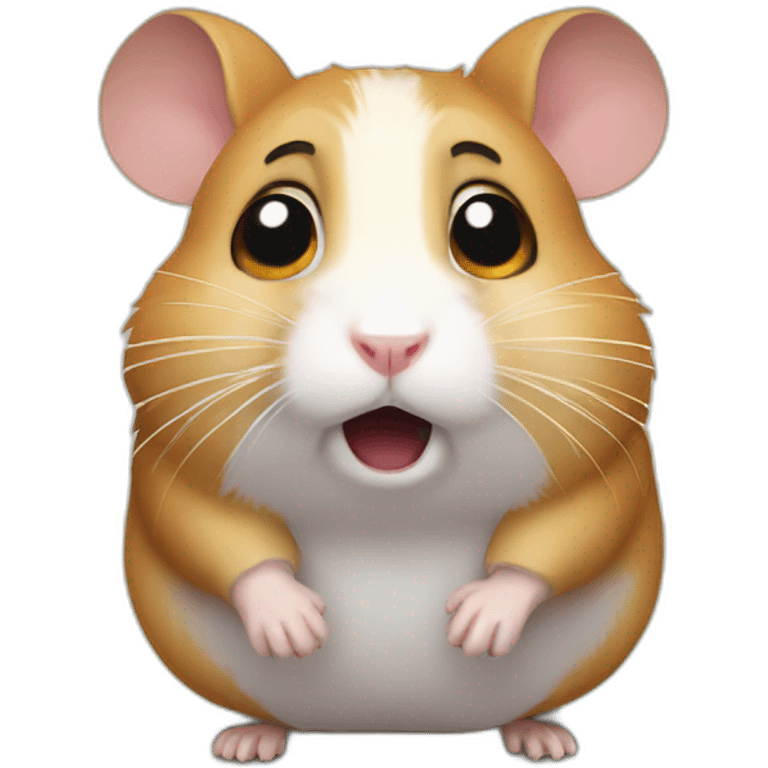 hamster scared emoji