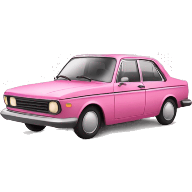 voiture rose emoji