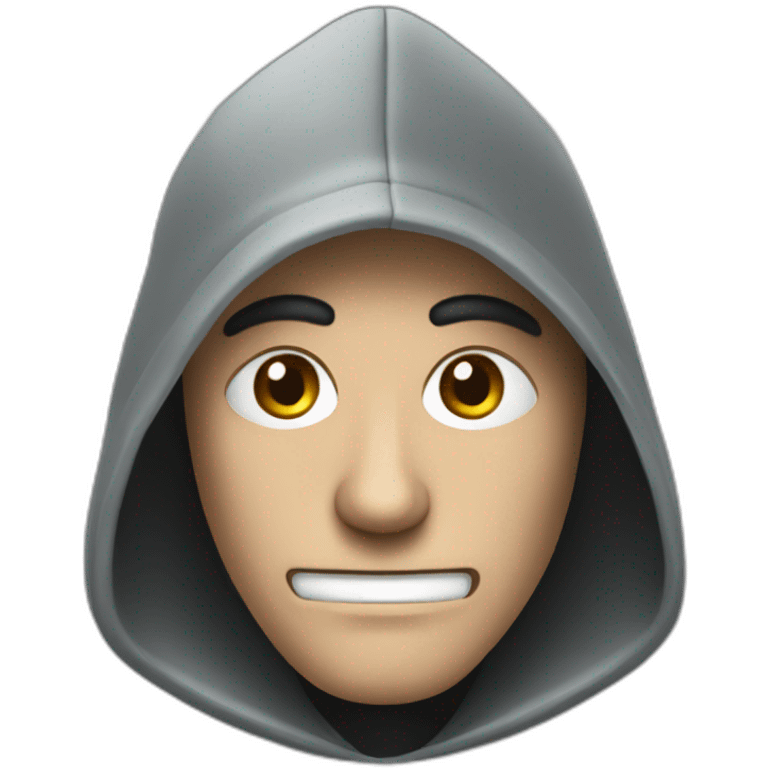 Robber saying Geb with a pointy head emoji