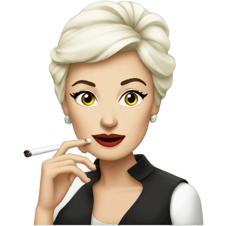 Audrey smoking  emoji