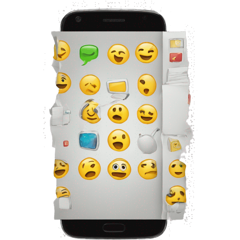 smartphone notification came through emoji