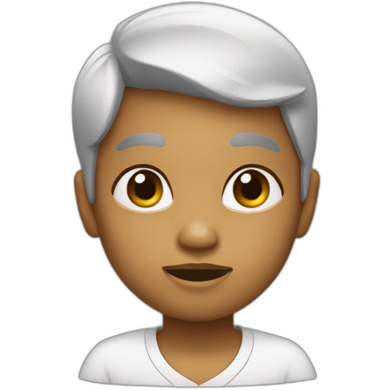 bebê careca de fralda emoji