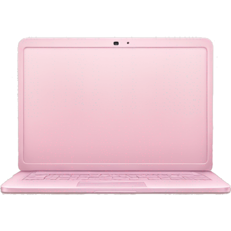 pastel pink laptop emoji