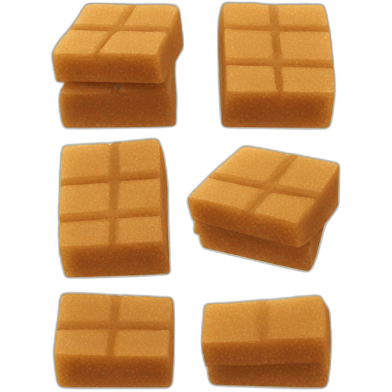 brown raw sugar bars emoji