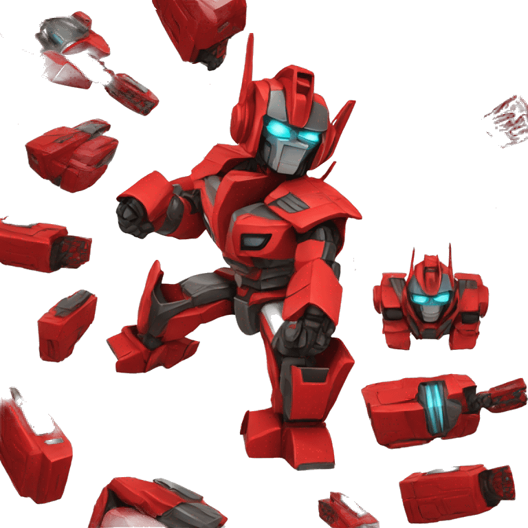 red transformer emoji