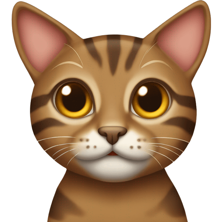 brown tabby cat emoji