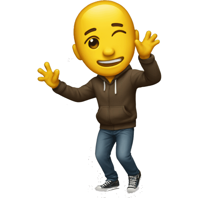 Emoji qui fait un dab emoji