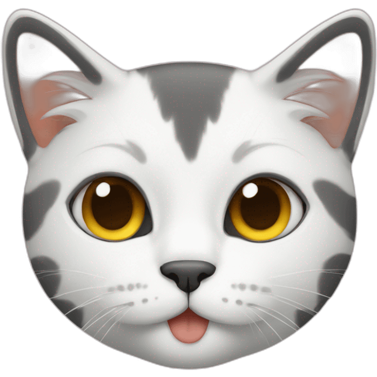 Tricolor cat emoji