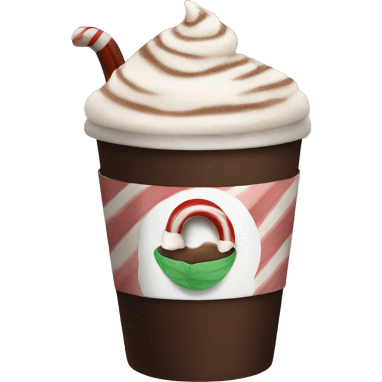 Peppermint mocha emoji