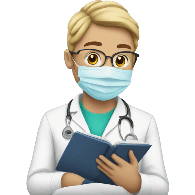 Med student studying  emoji