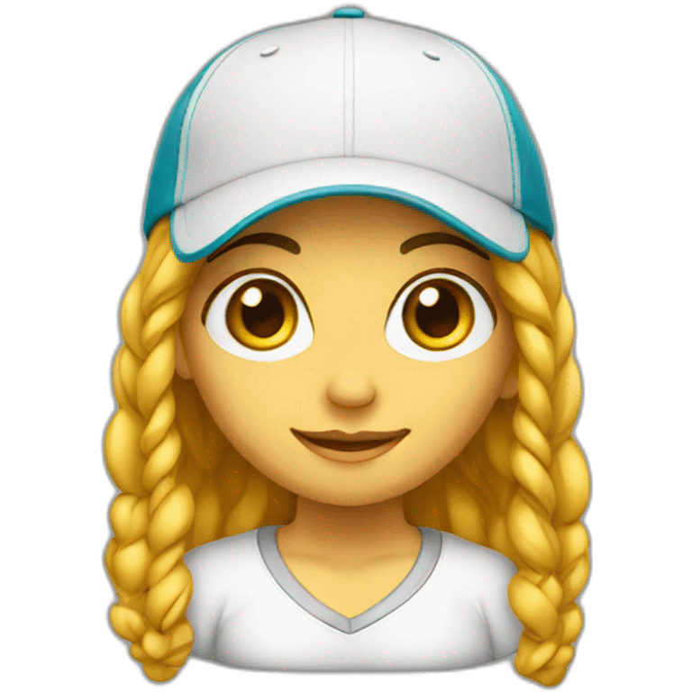 student woman cap emoji