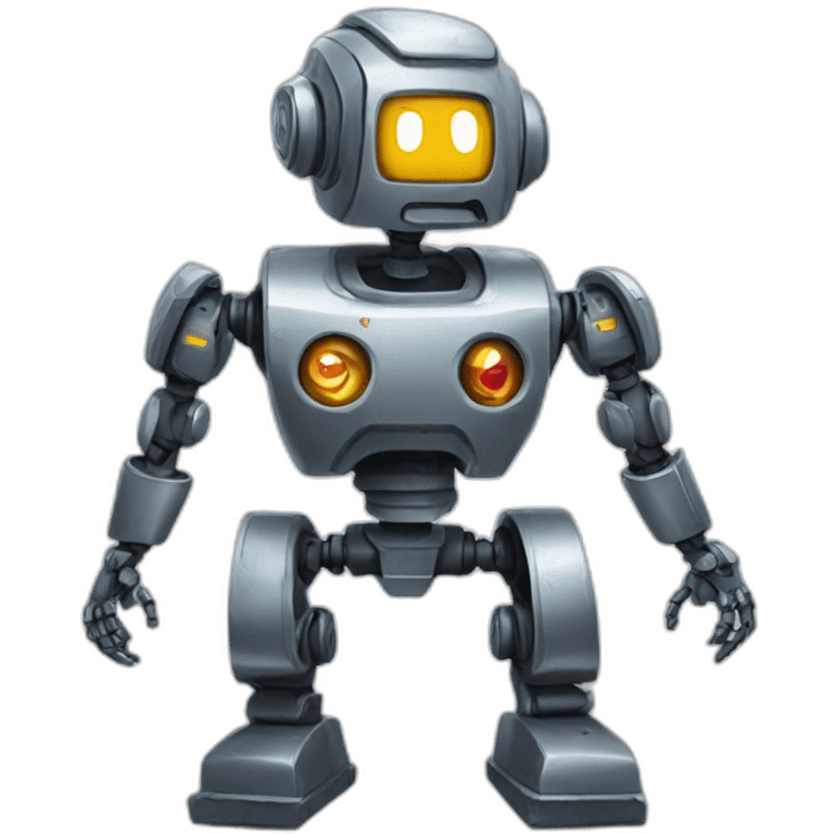 robot on fite emoji