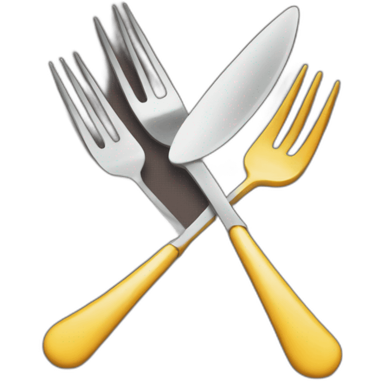 fork knife spoon crossed emoji