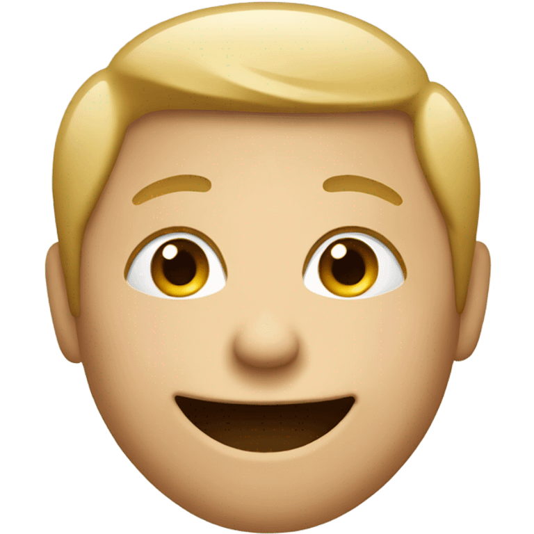 Smiling face with hands under chin emoji