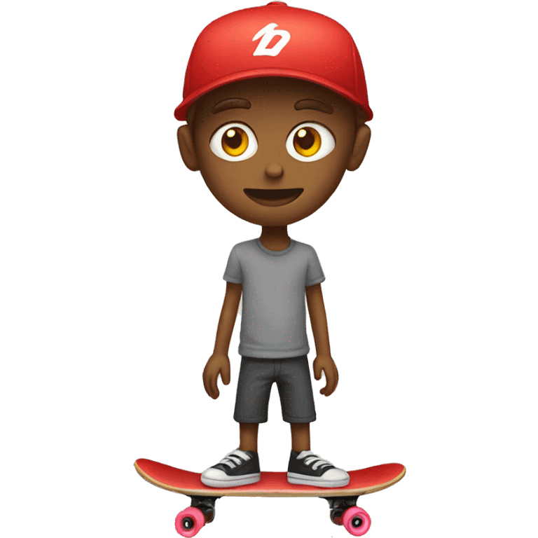 red skateboard emoji