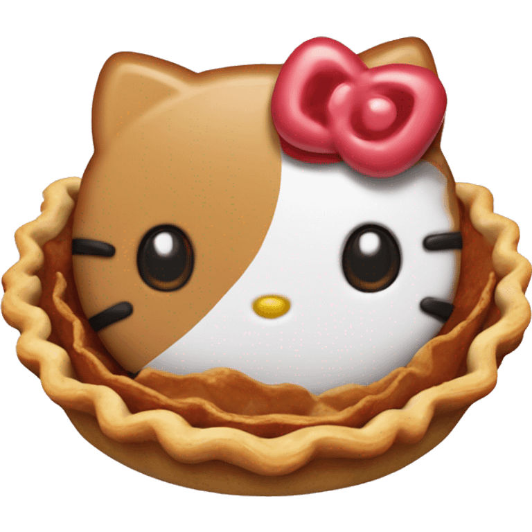 Hello Kitty Pie emoji