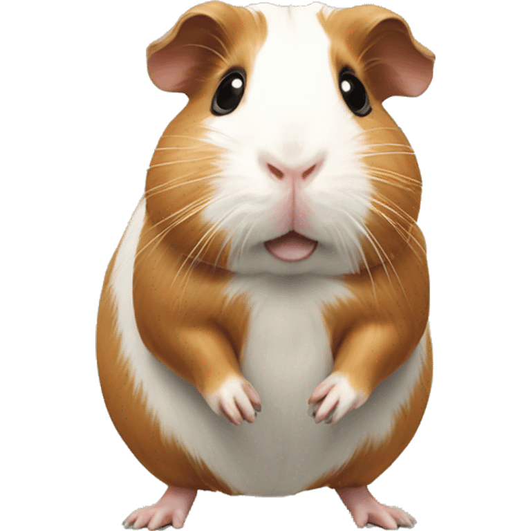 Guineapig standing on 2legs  emoji