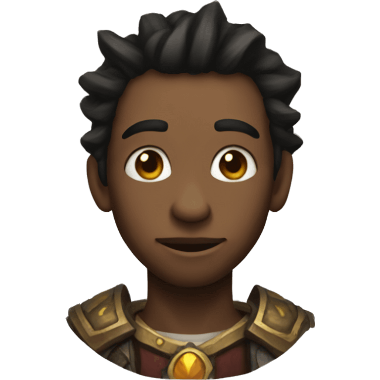 human male from world of warcraft emoji