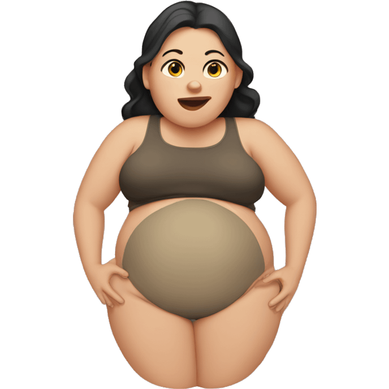 Overweight pregnant  emoji