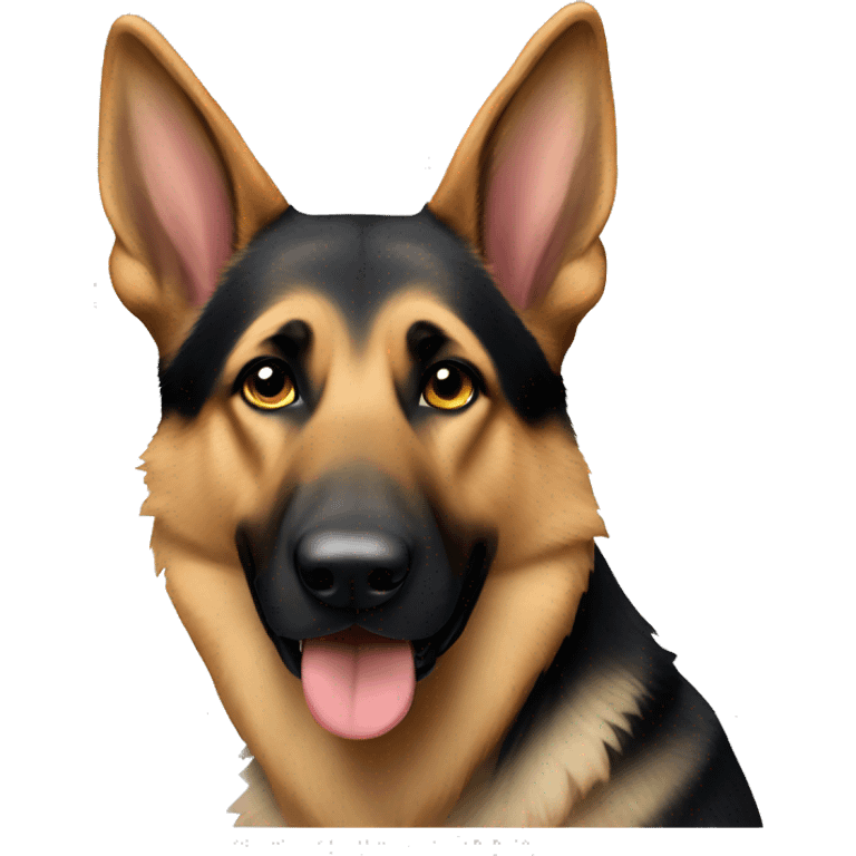 a bicolor german shepherd  emoji