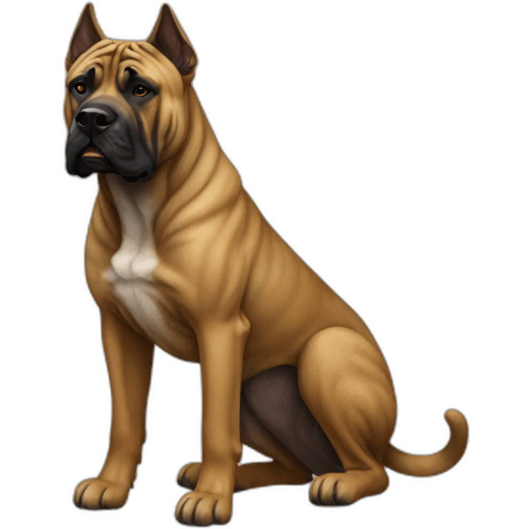 Presa Canario Dog Full Body emoji