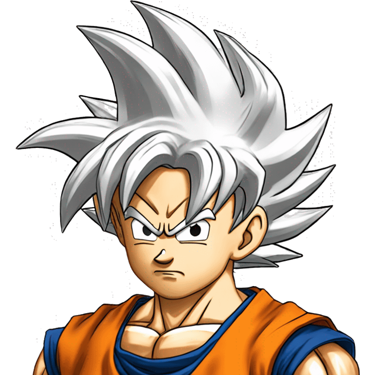 Goku de dragon Ball en super sayan emoji