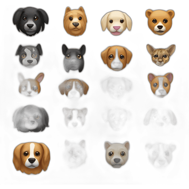 mix between multiple animals emoji