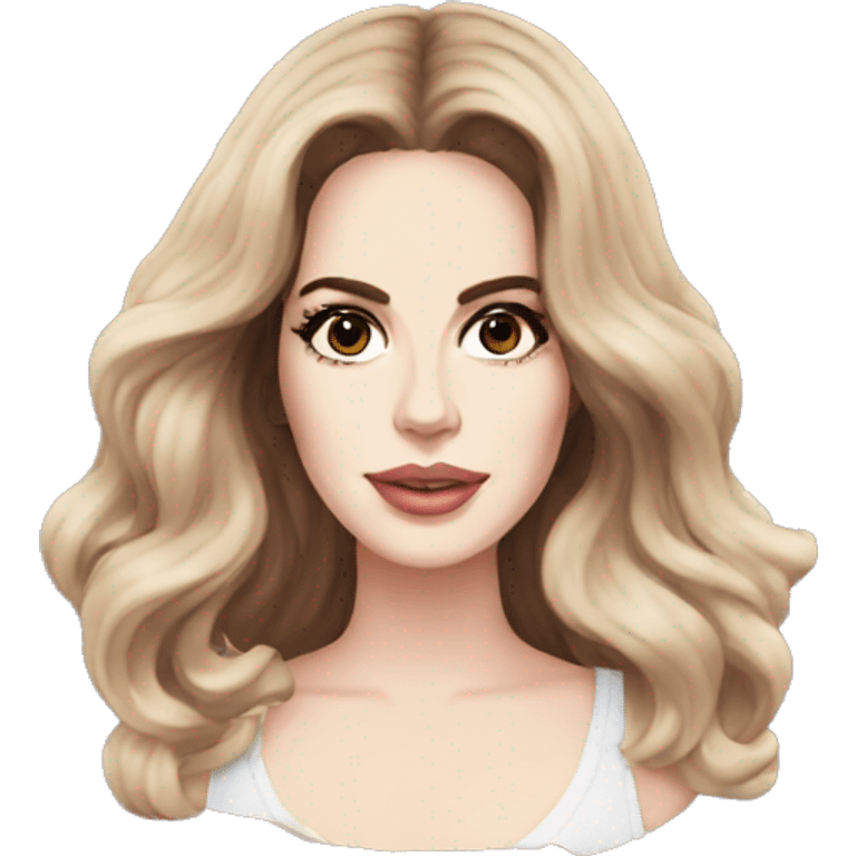 Lana del Rey coachella emoji