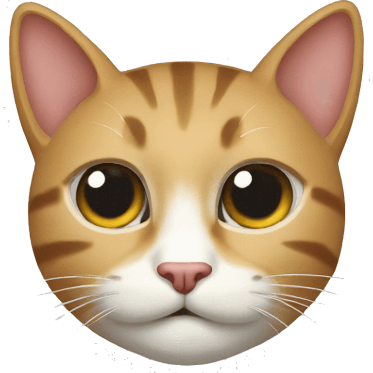 Gato restregando cabeza en mano emoji