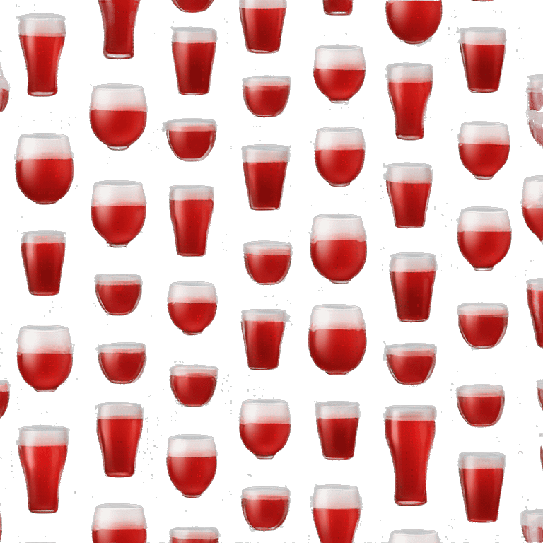 red alcoholic drinks  emoji