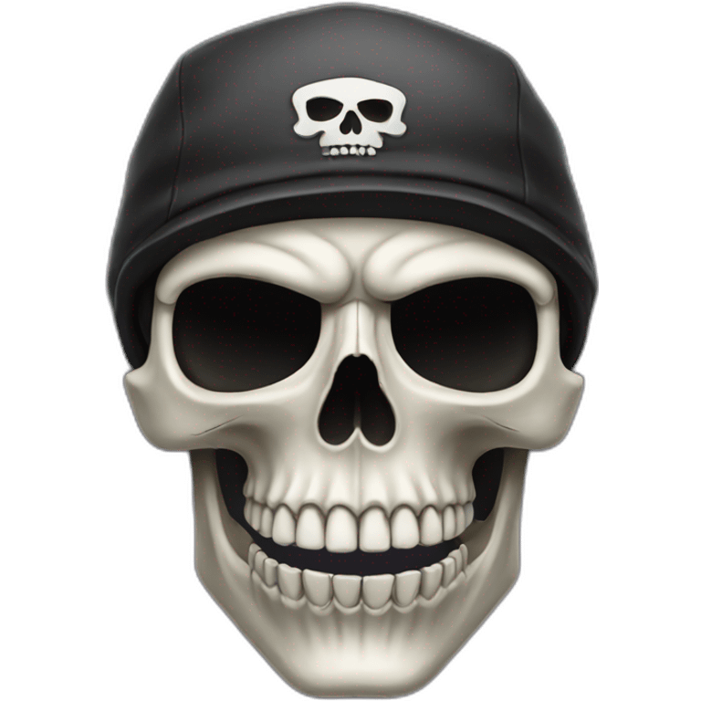 cool badass skull emoji