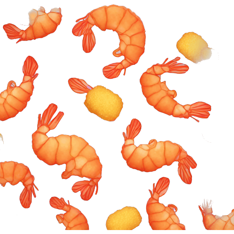 Fried shrimp  emoji