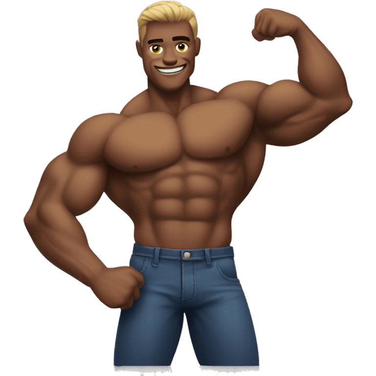 showing off muscles emoji