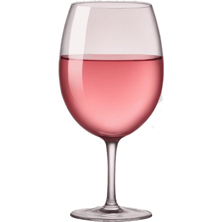 Pahar de vin rose emoji