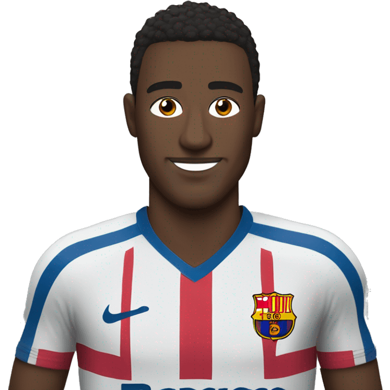 lamine yamal avec un maillot du barca emoji