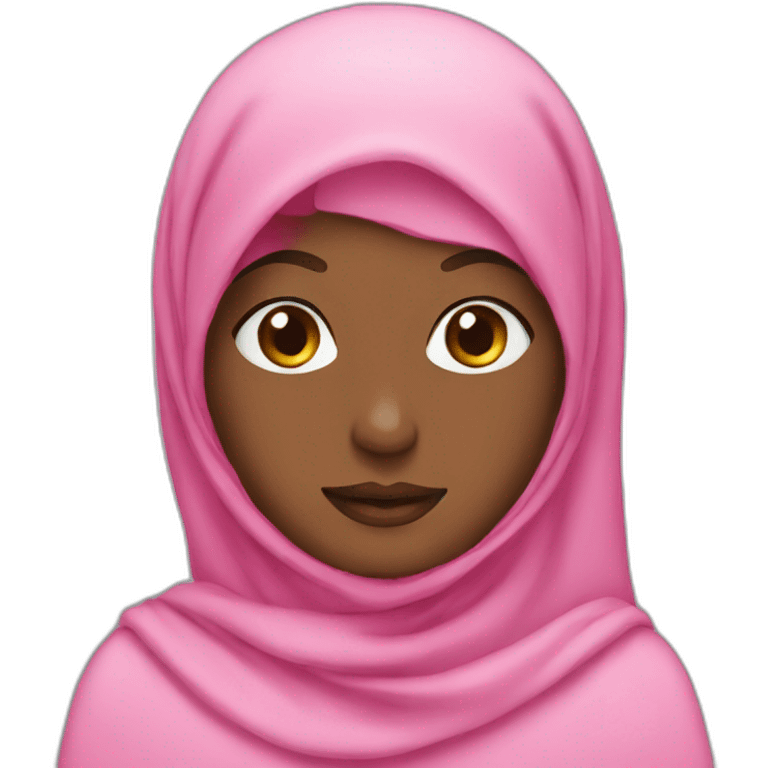 Pink hijab emoji