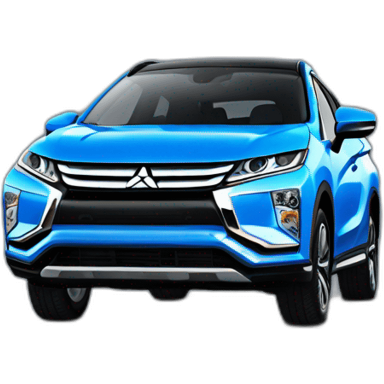 Mitsubishi eclipse cross blue emoji