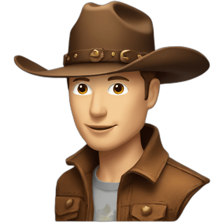 elon musk cowboy hat emoji