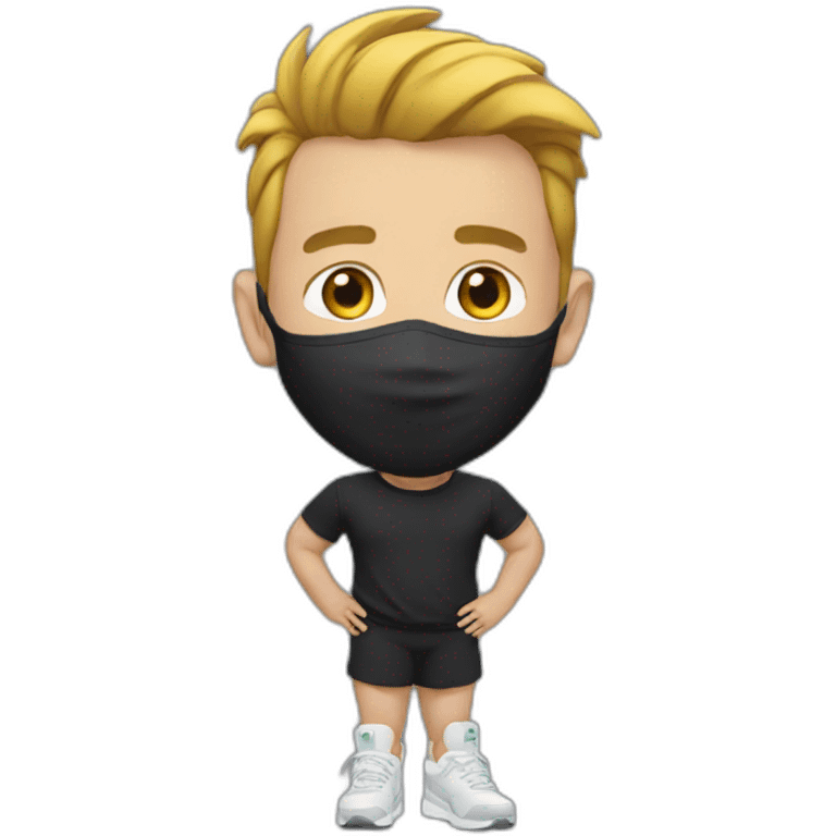 Elon mask in jogger emoji