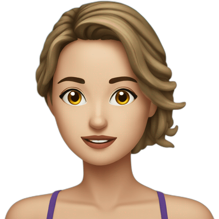 Anna De Armas on beach emoji