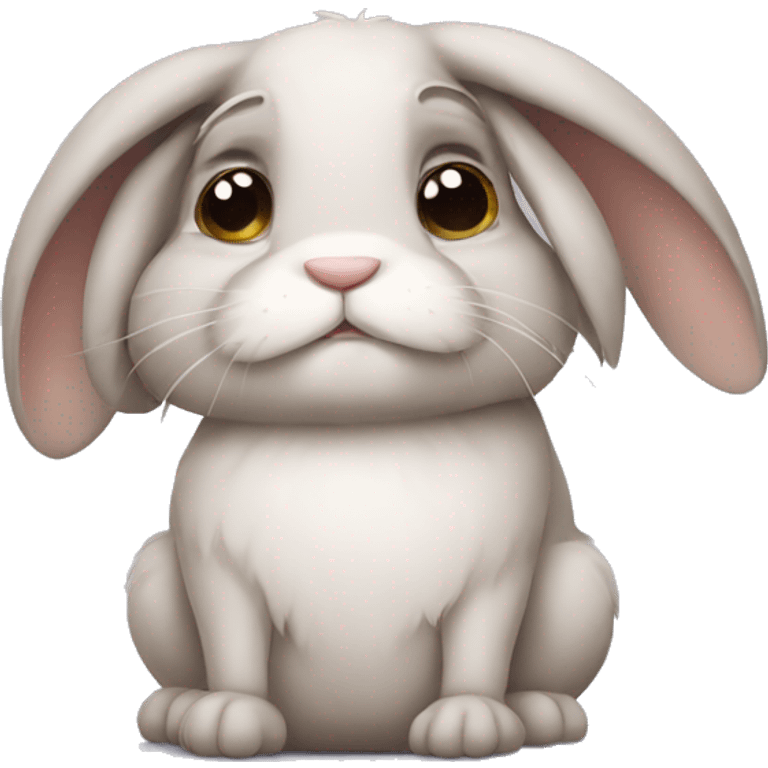 rabbit sad emoji