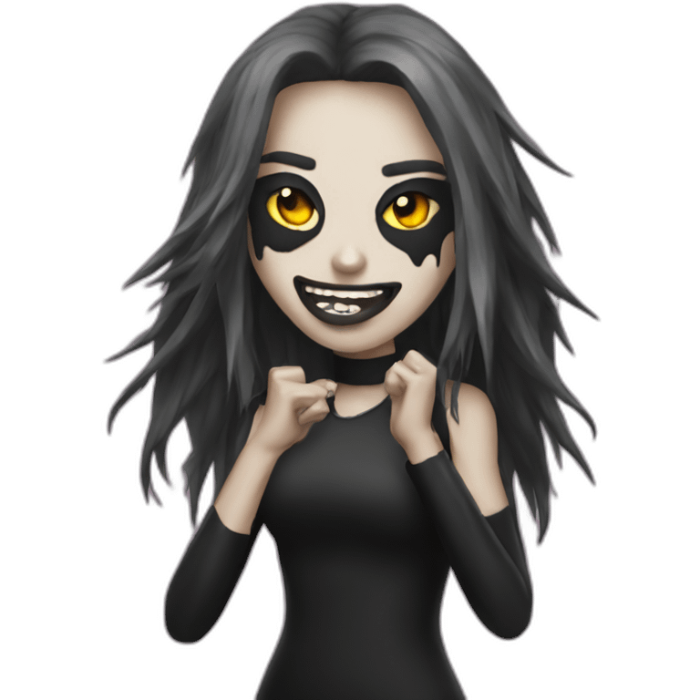 female death metal vocalist emoji