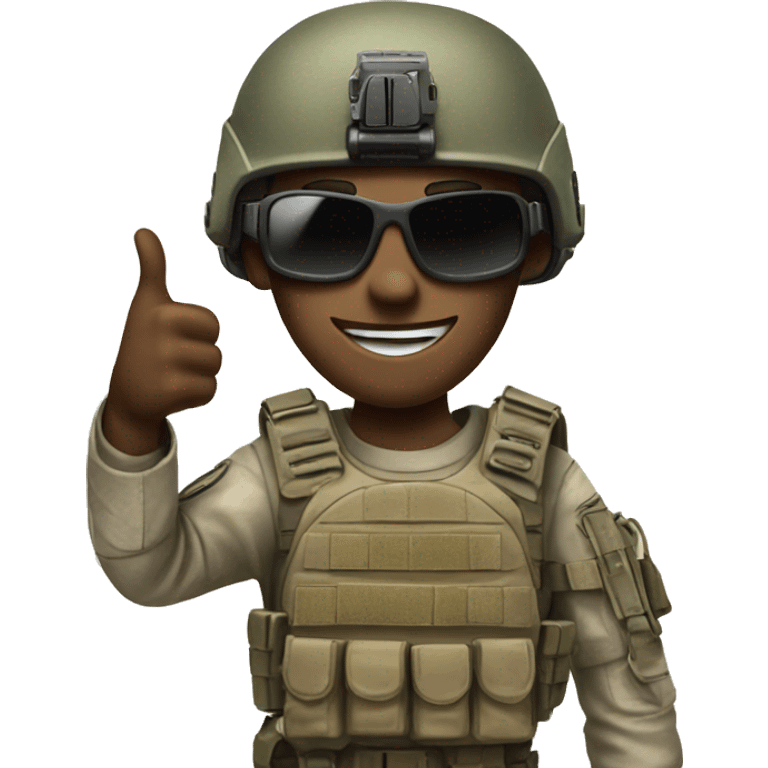 special forces thumbs up emoji