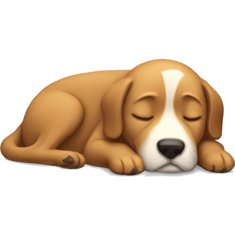 sleeping dog emoji