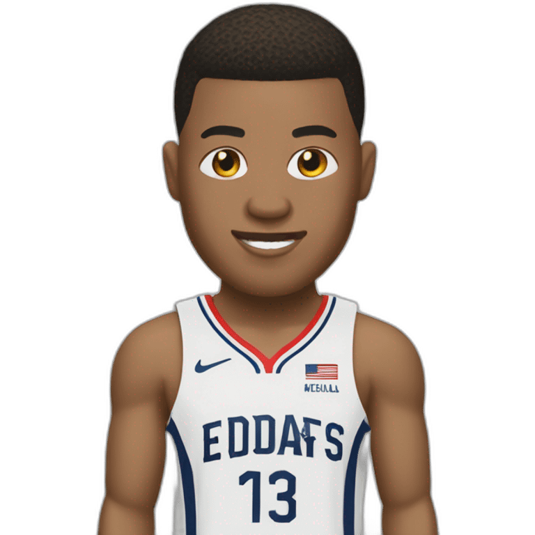 mbappé au basket emoji