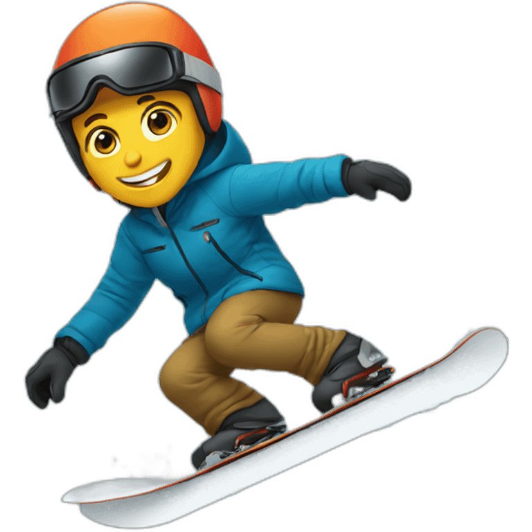 Snowboarding emoji